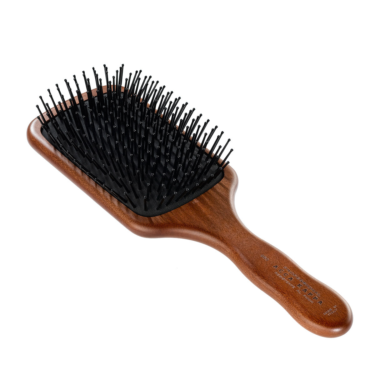 ACCA KAPPA Classic Paddle Brush with heat resistant nylon pins