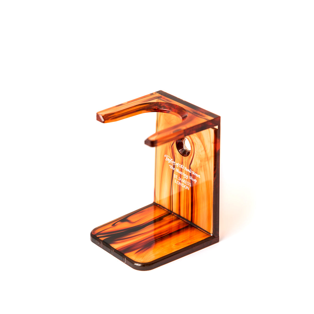 Imitation Tortoise Shell Shaving Brush Stand