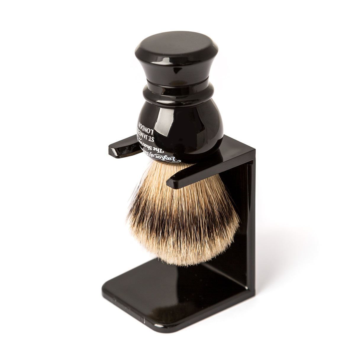 Taylor of Old Bond Street Black Shaving Brush Stand