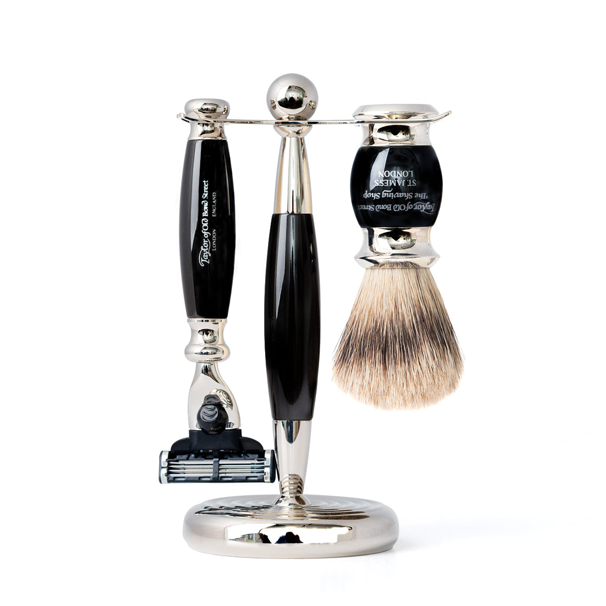 Taylor of Old Bond Street Super Badger & Mach3 Razor Edwardian Shaving Set