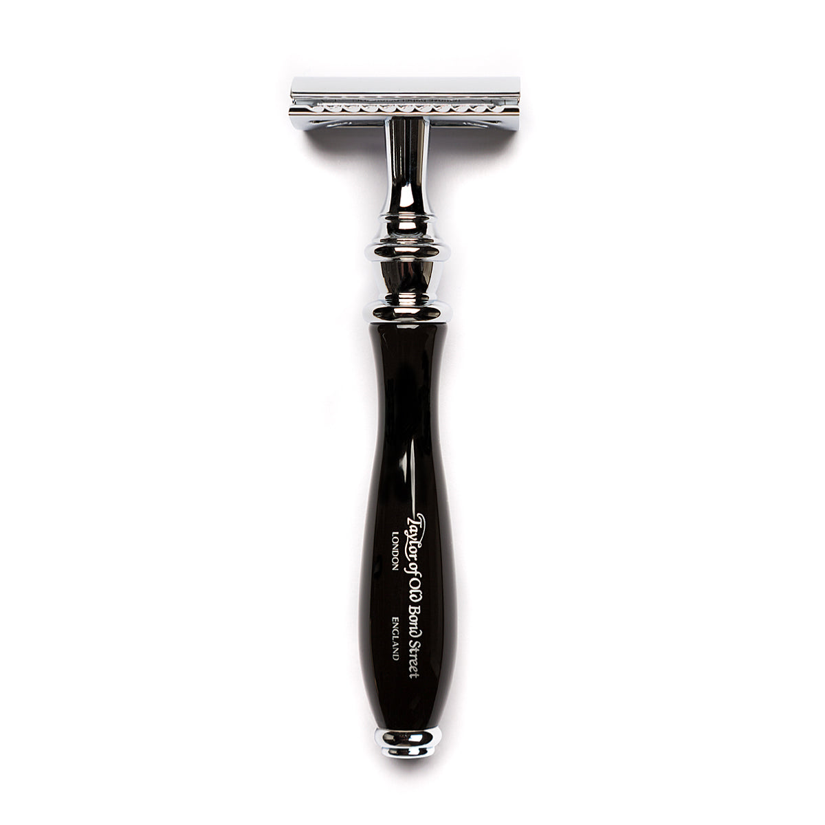 Taylor of Old Bond Street Victorian Safety Razor with Black Handle