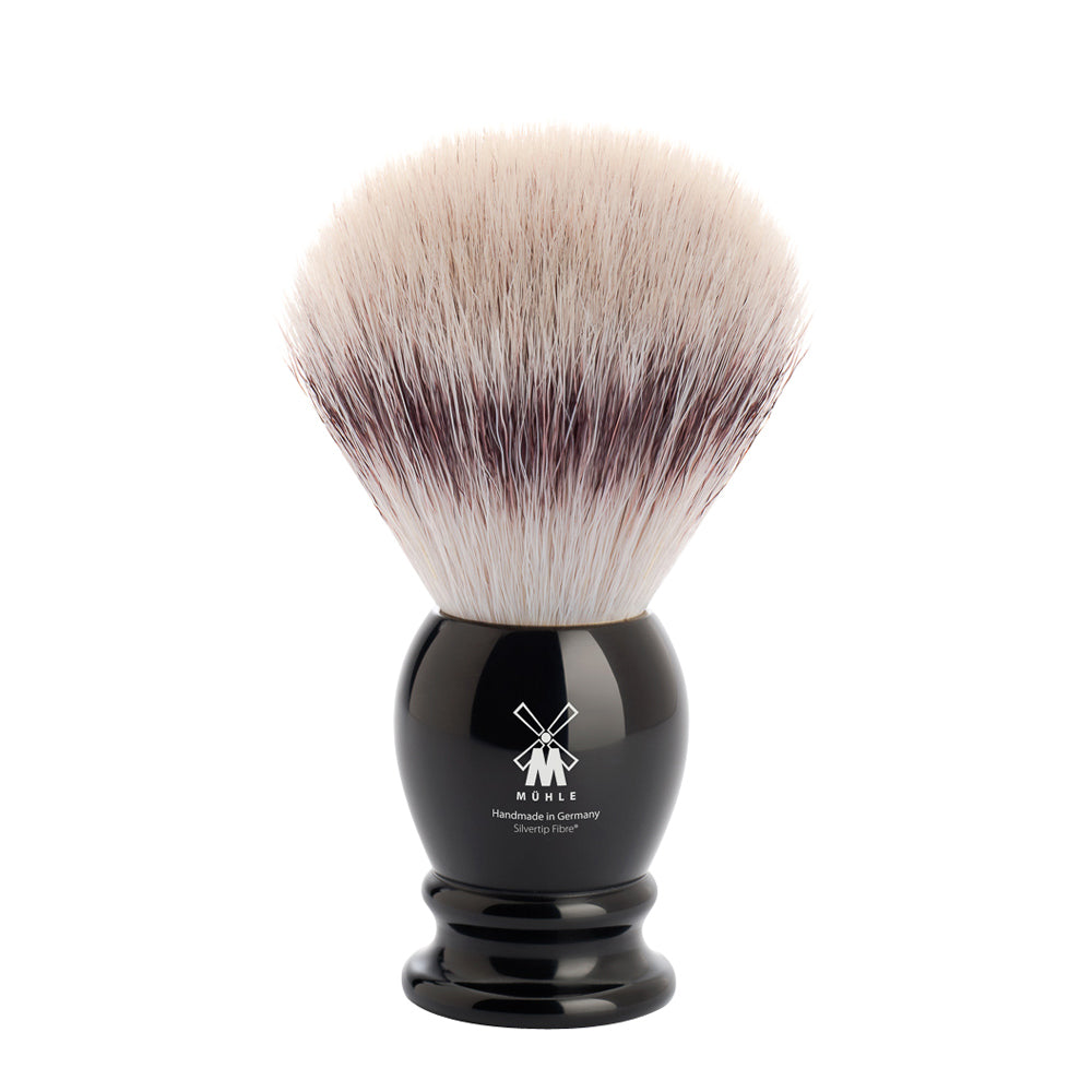 MÜHLE CLASSIC Black Silvertip Fibre Shaving Brush - Large