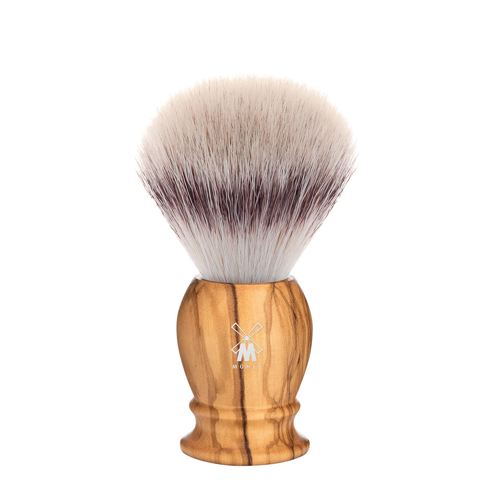 MÜHLE CLASSIC Olive Wood Silvertip Fibre Shaving Brush - Medium