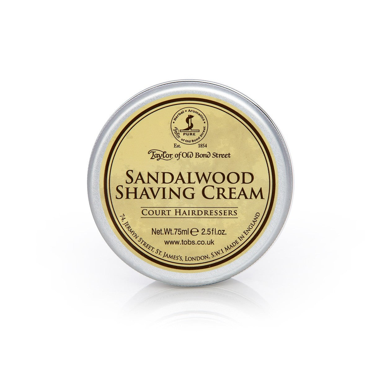 Taylor of Old Bond Street Sandalwood Shaving Cream Bowl (75ml)