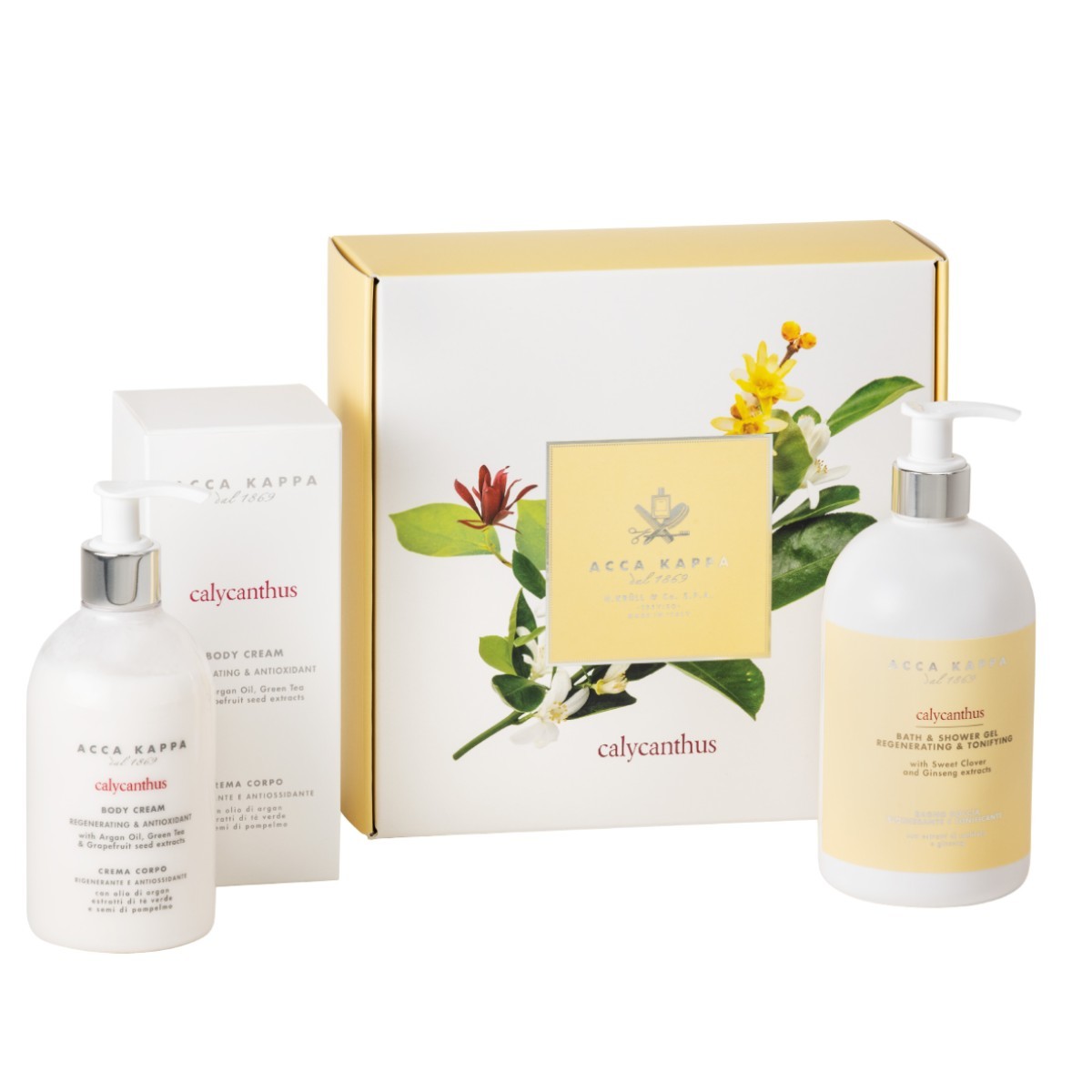 ACCA KAPPA Calycanthus Gift Set of Shower Gel and Body Lotion