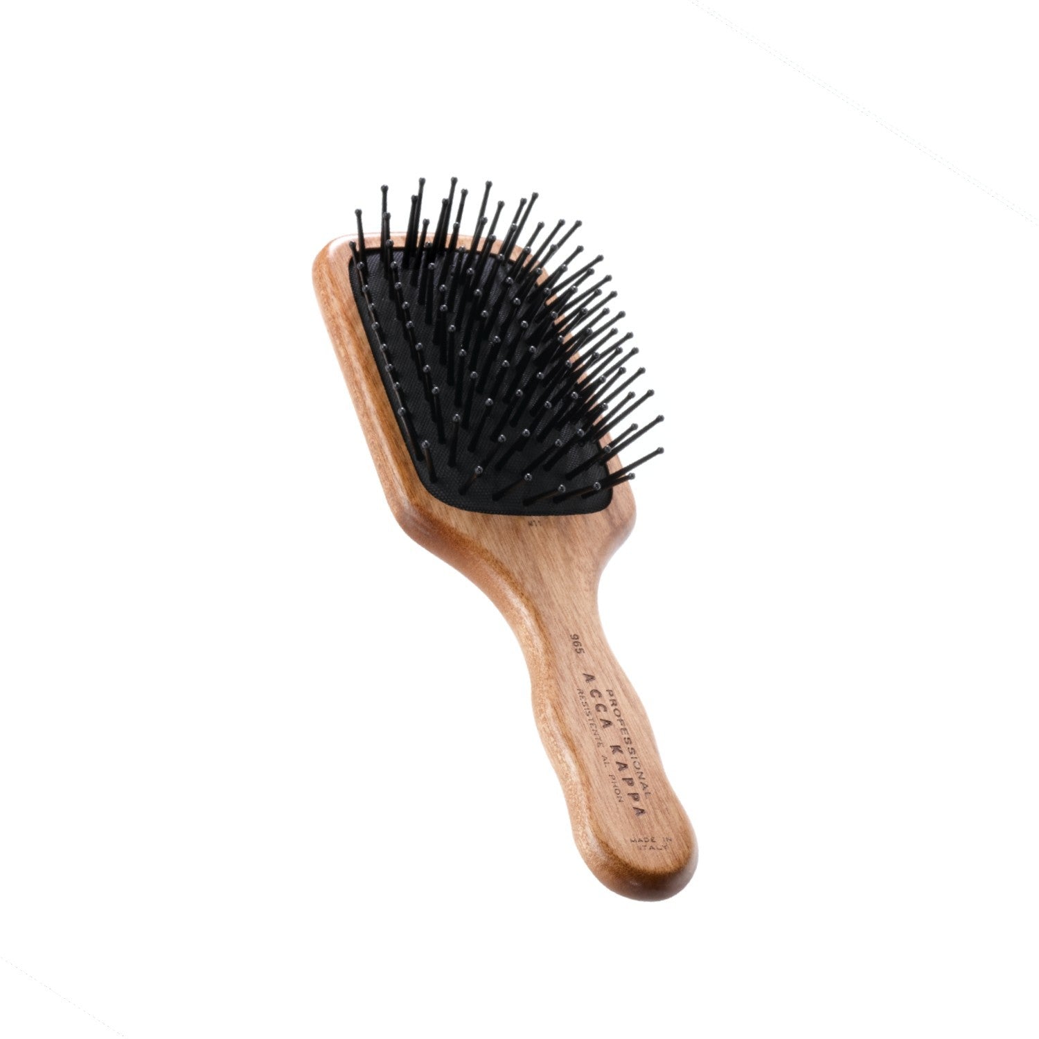 ACCA KAPPA Travel Classic Paddle Brush with heat resistant nylon pins