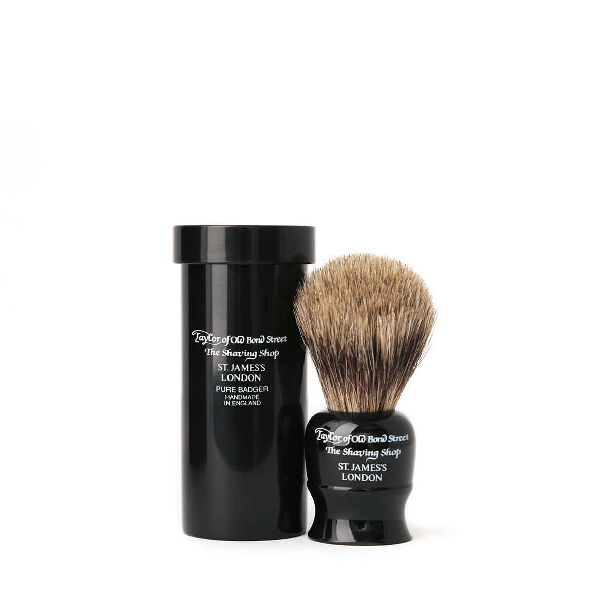 Taylor of Old Bond Street Travel Pure Badger Shaving Brush in Case