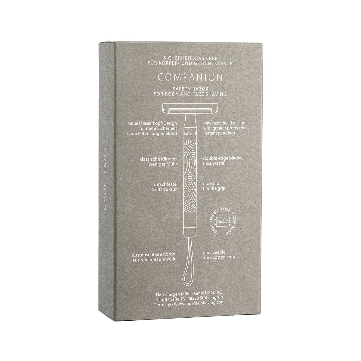 MÜHLE COMPANION Unisex Safety Razor