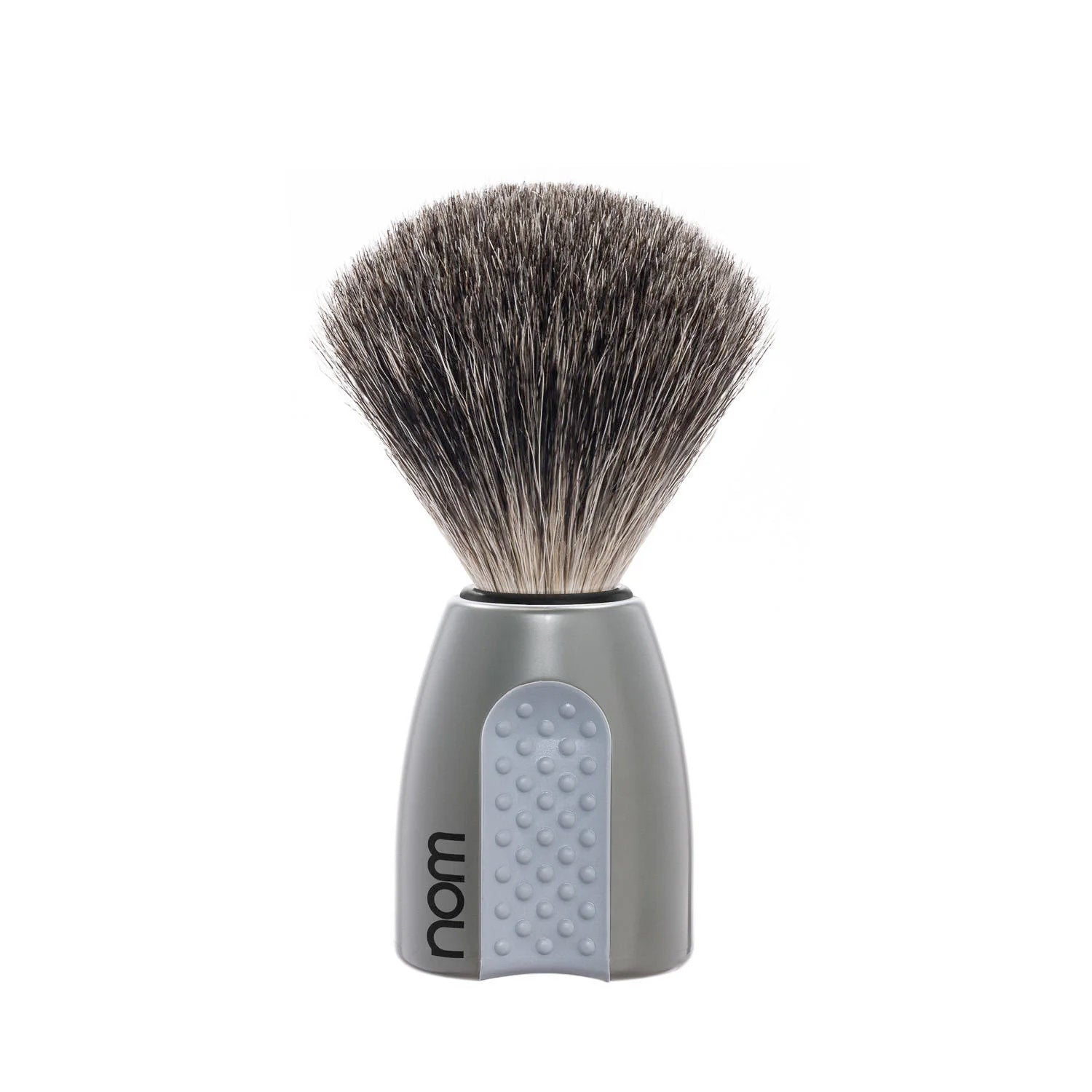 nom ERIK Pure Badger Shaving Brush in Grey 