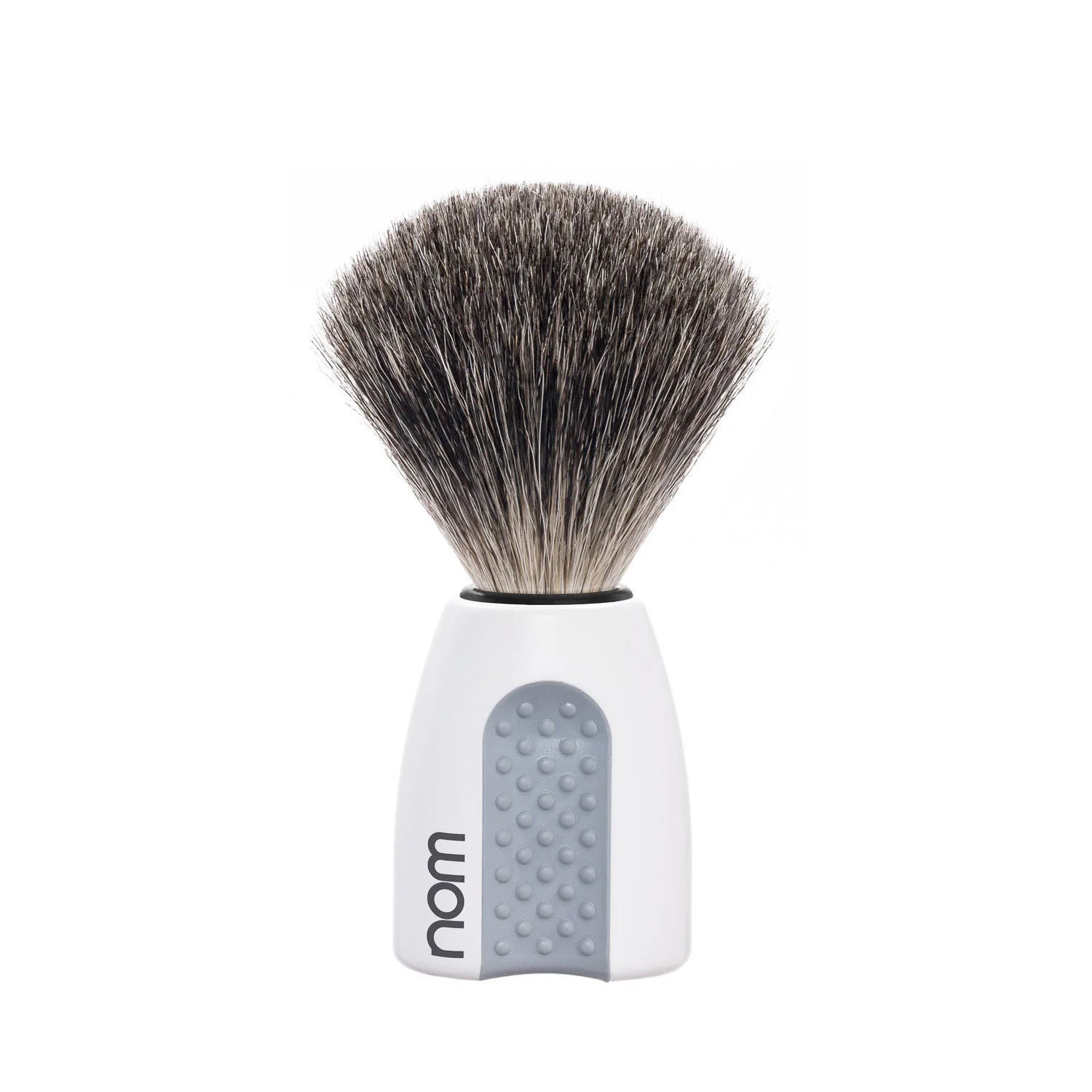 nom ERIK Badger Shaving Brush in White