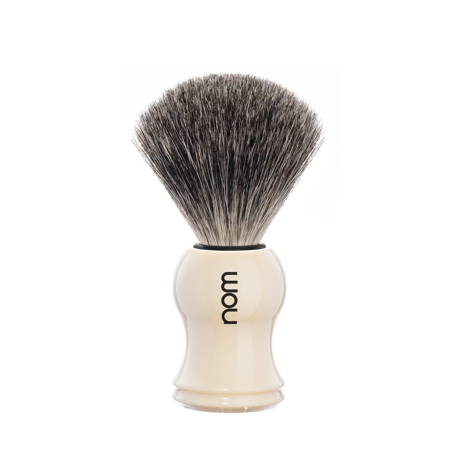 nom GUSTAV Pure Badger Shaving Brush in Cream