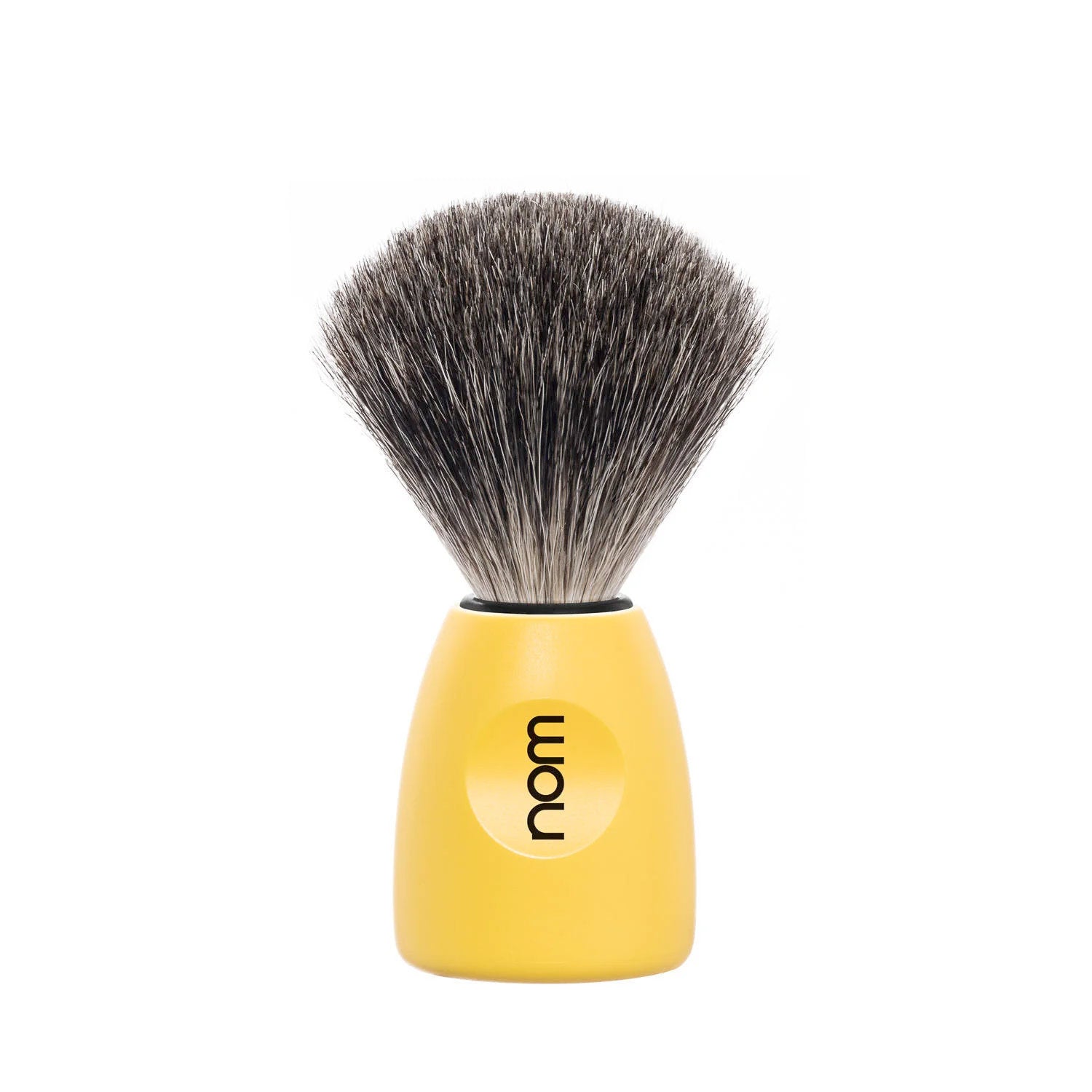 nom LASSE Pure Badger Shaving Brush in Lemon
