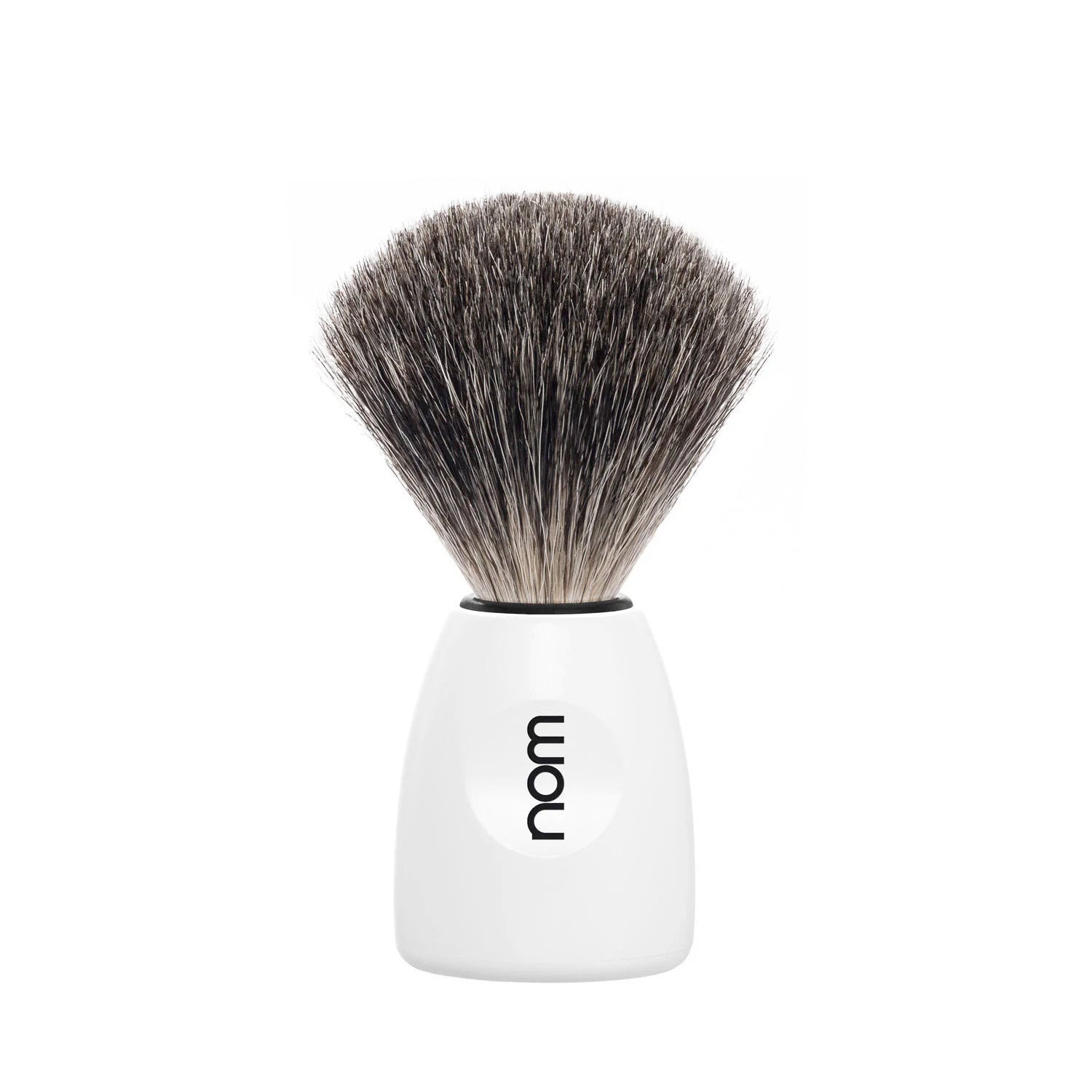 nom LASSE Pure Badger Shaving Brush in White