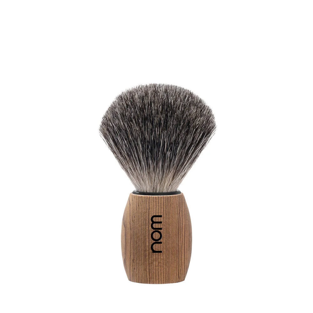 nom OLE Pure Badger Shaving Brush in Pure Spruce