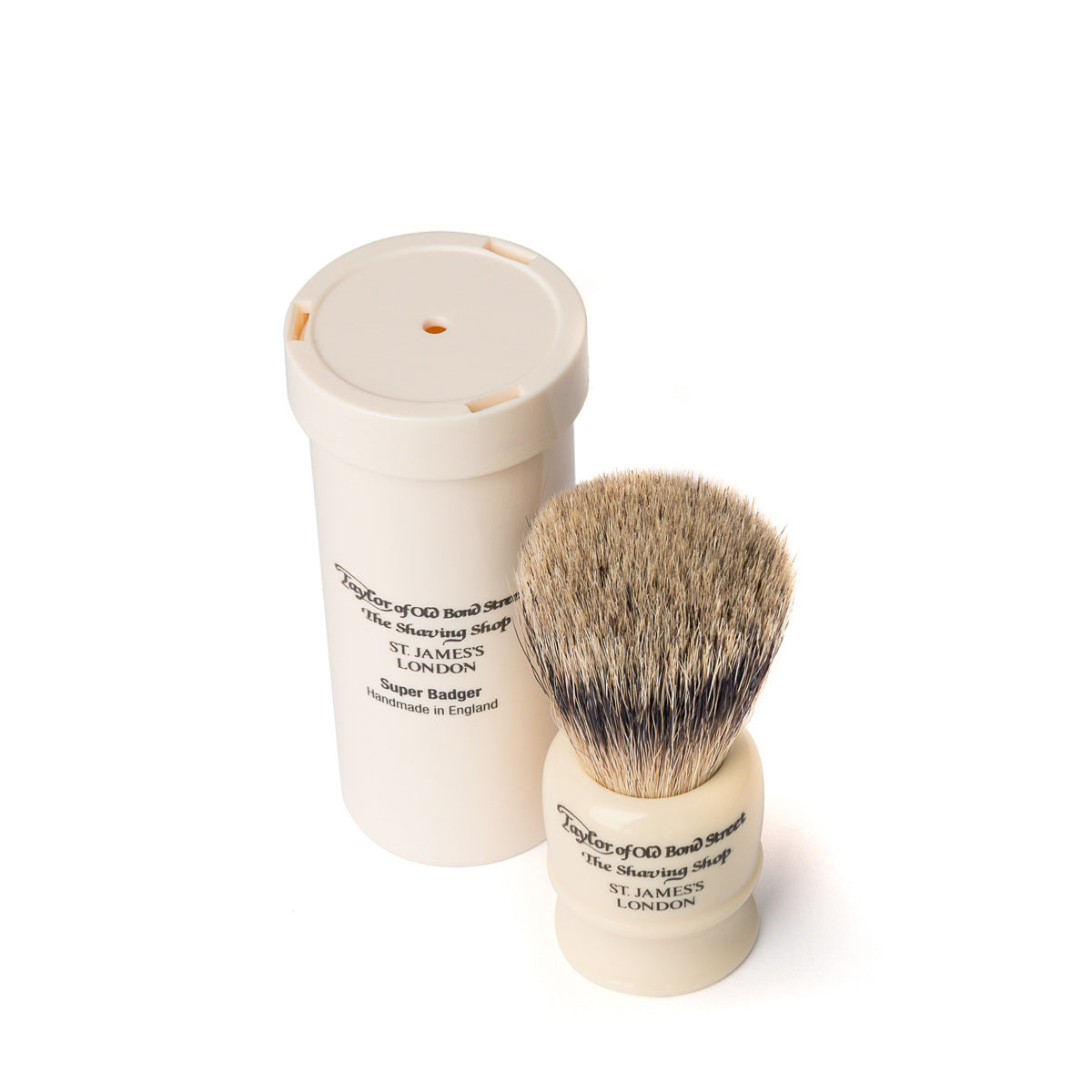 Taylor of Old Bond Street Travel Super Badger Shaving Brush in Case 