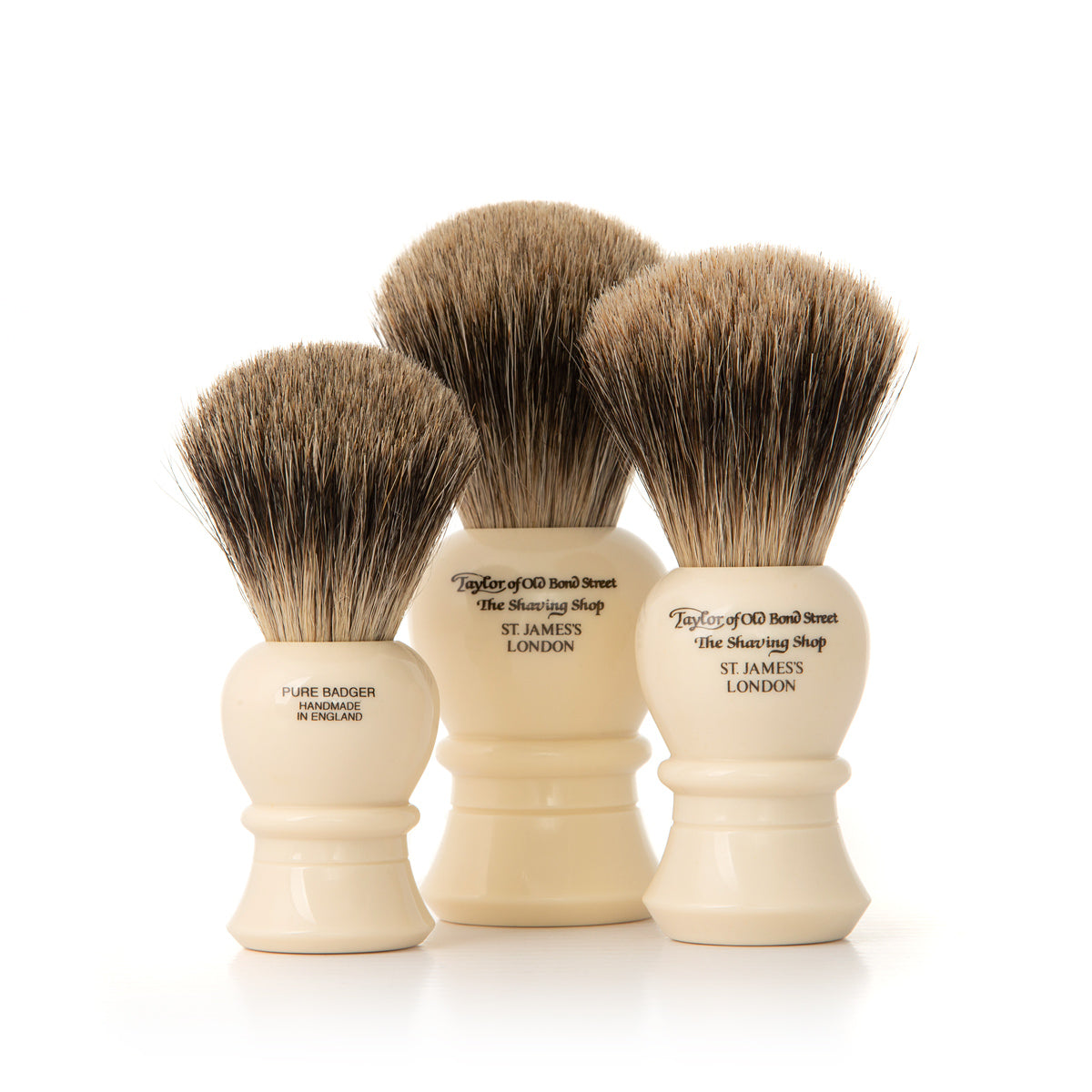 Taylor of Old Bond Street Traditional Pure Badger Shaving Brushes