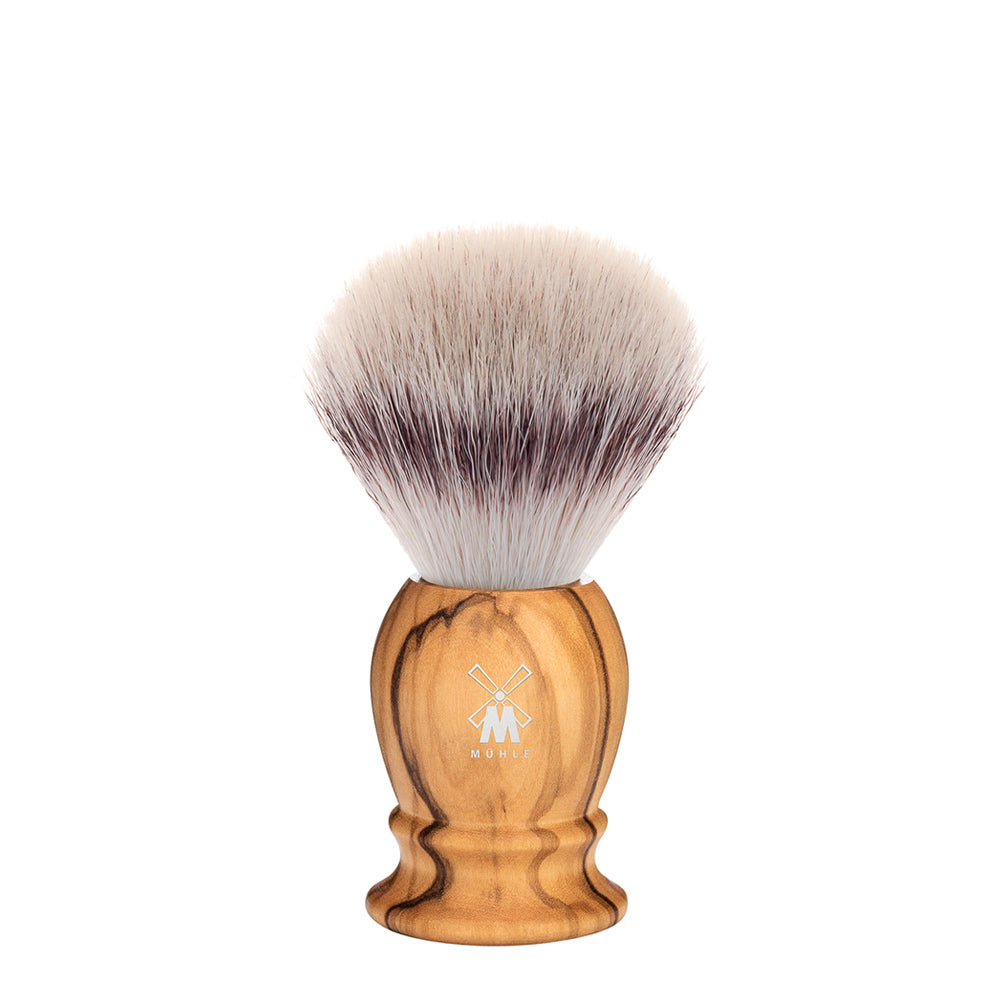 MÜHLE CLASSIC Olive Wood Silvertip Fibre Shaving Brush - Small