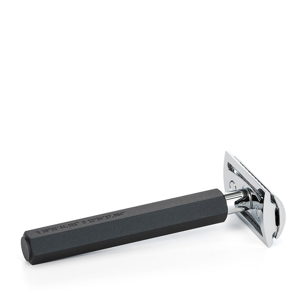 MUHLE HEXAGON Graphite Closed Comb Safety Razor