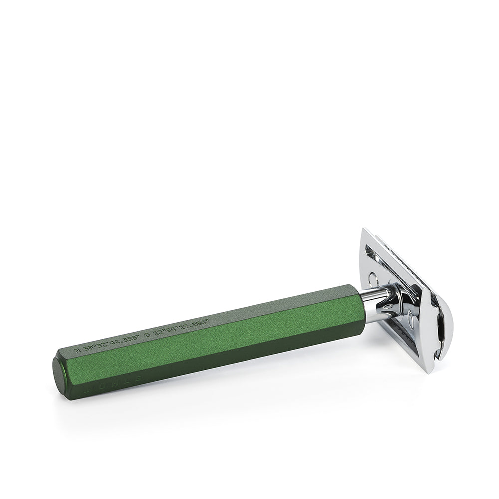 MUHLE HEXAGON Safety Razor in Forest Green