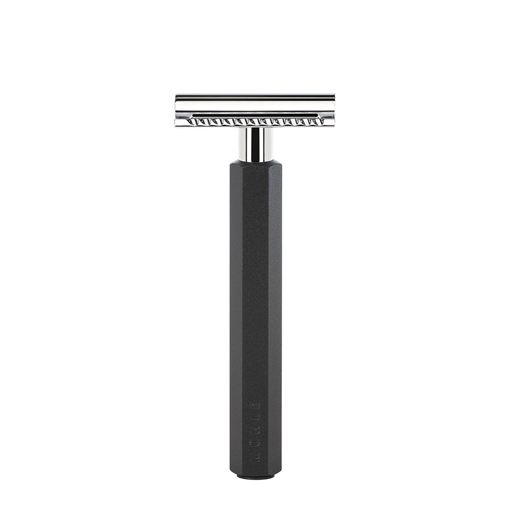 MUHLE HEXAGON Graphite Closed Comb Safety Razor