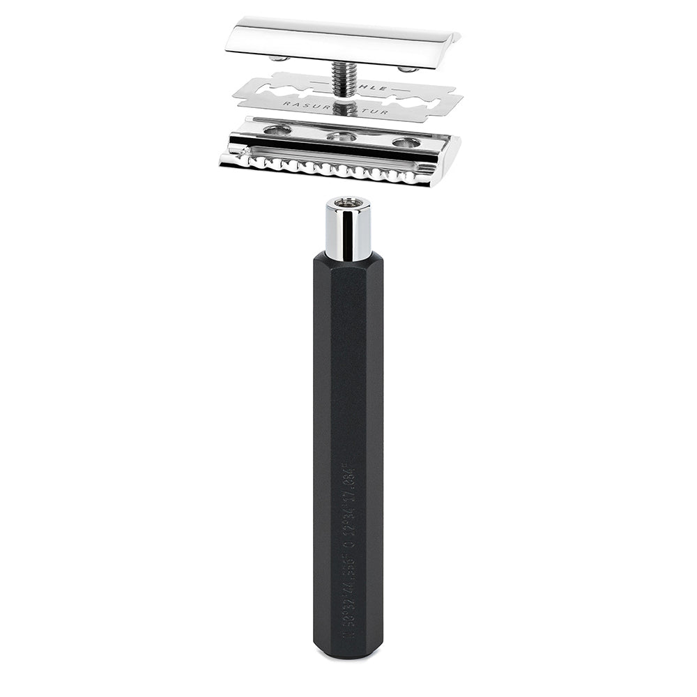 MUHLE HEXAGON Graphite Closed Comb Safety Razor