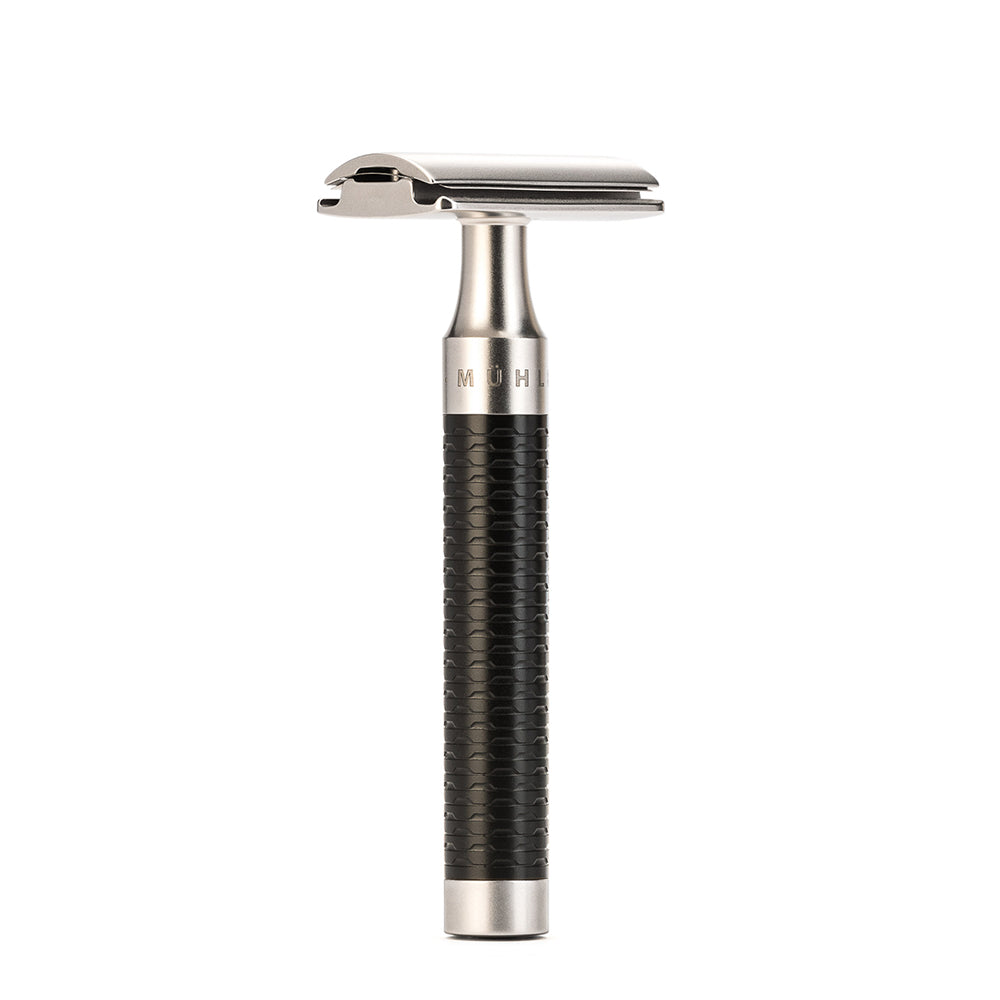 MÜHLE ROCCA Stainless Steel and Black Safety Razor