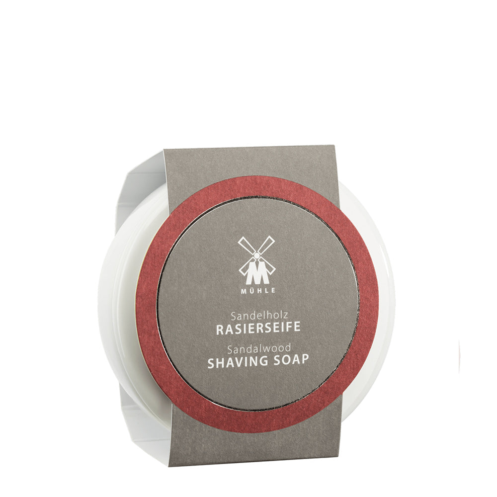 MUHLE SHAVE CARE Porcelain Dish and Sandalwood Shaving Soap (65g)