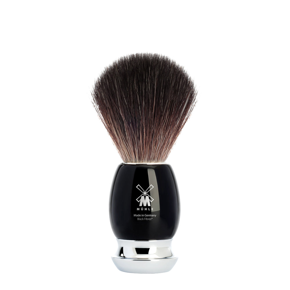 MUHLE VIVO Black Fibre Shaving Brush in Black