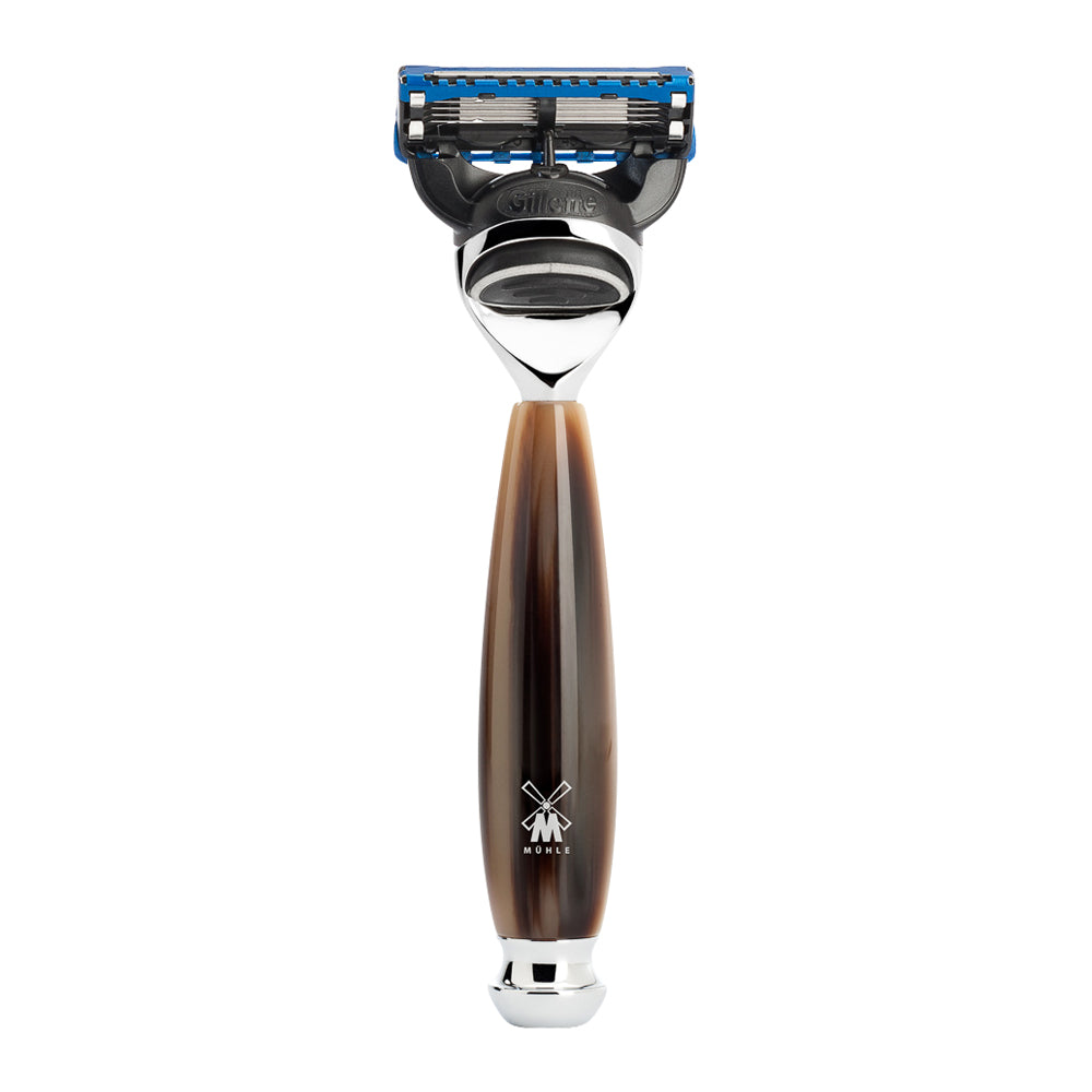 MUHLE VIVO Brown Horn Gillette Fusion Razor