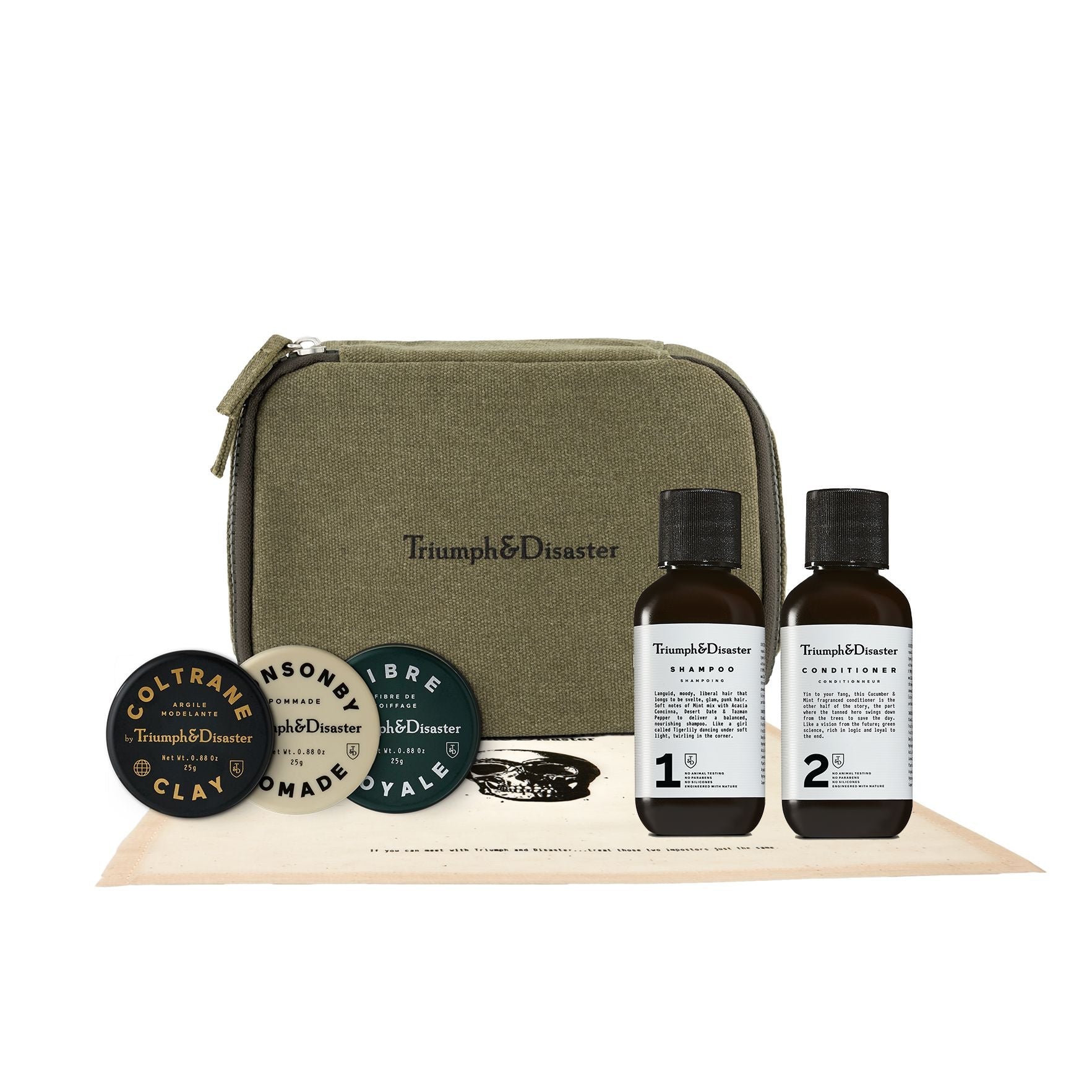 Triumph & Disaster Road Less Travelled - Dopp & Haircare Travel Kit