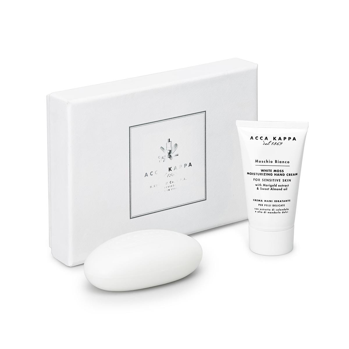 ACCA KAPPA White Moss Gift Set of Hand Cream and Soap