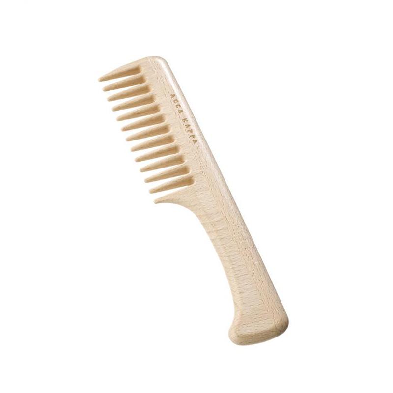 ACCA KAPPA Beech Wood Coarse Tooth Comb