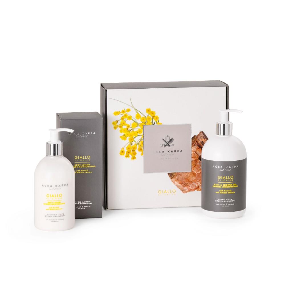 ACCA KAPPA Giallo Elicriso Gift Set of Shower Gel (500ml) and Body Lotion (300ml)