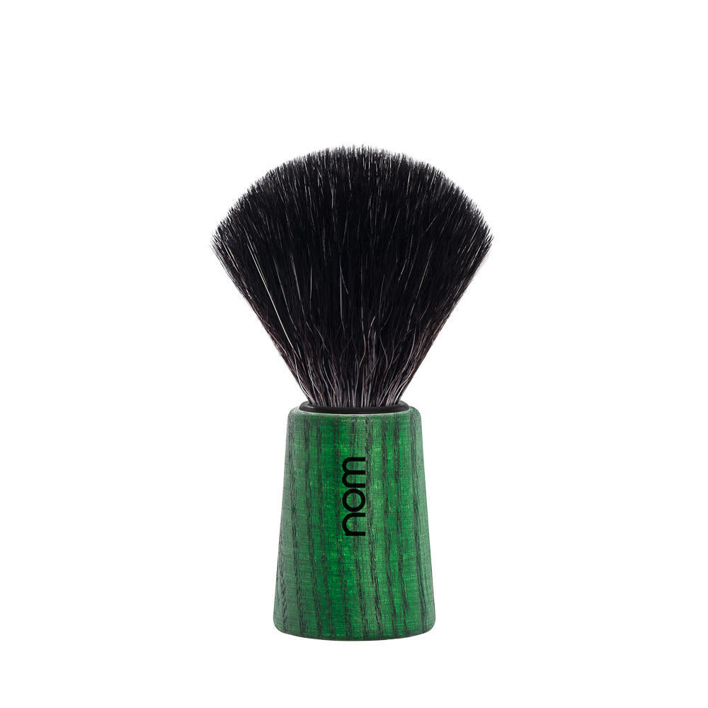 nom THEO Vegan Fibre Shaving Brush in Green Ash