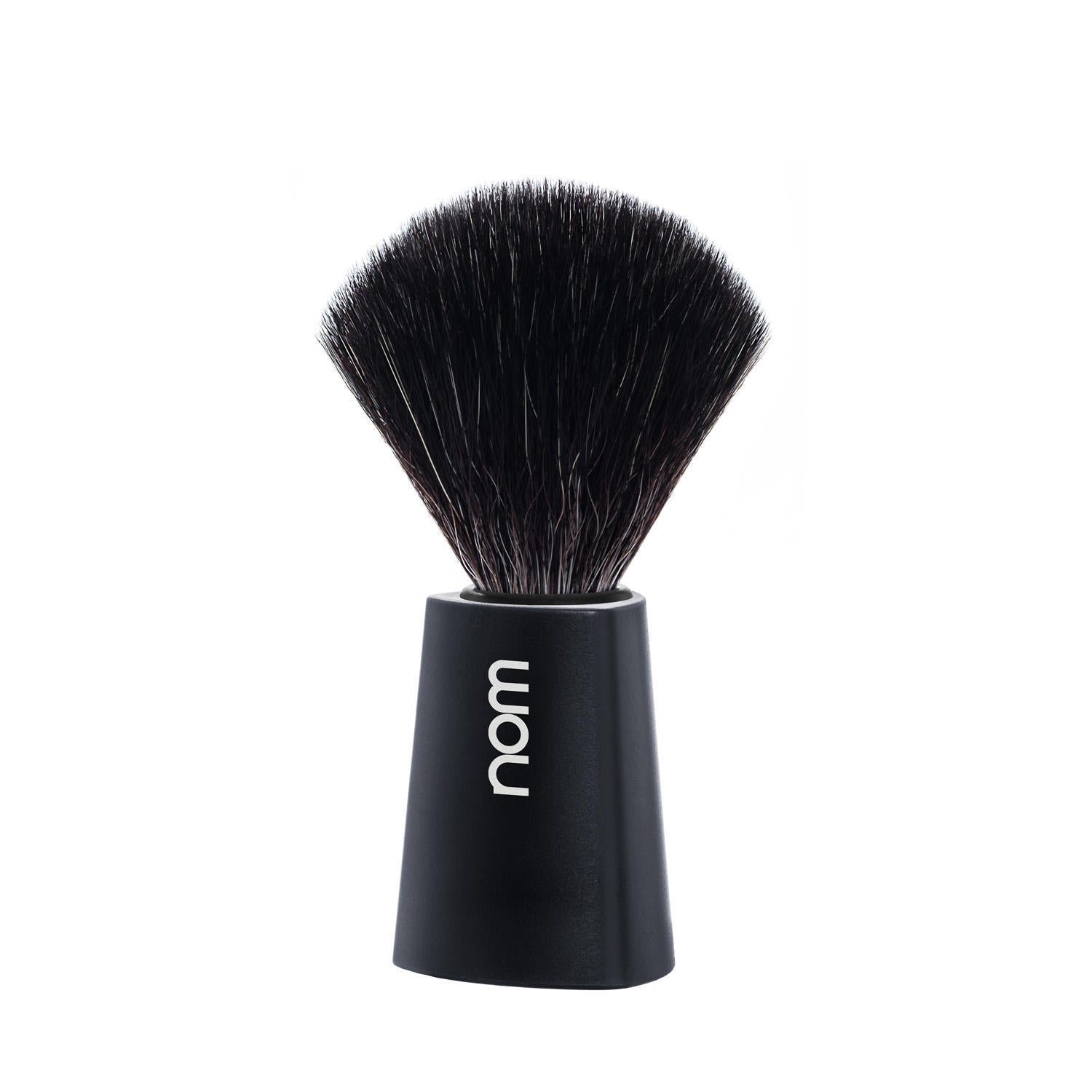 nom CARL Vegan Shaving Brush in Black 