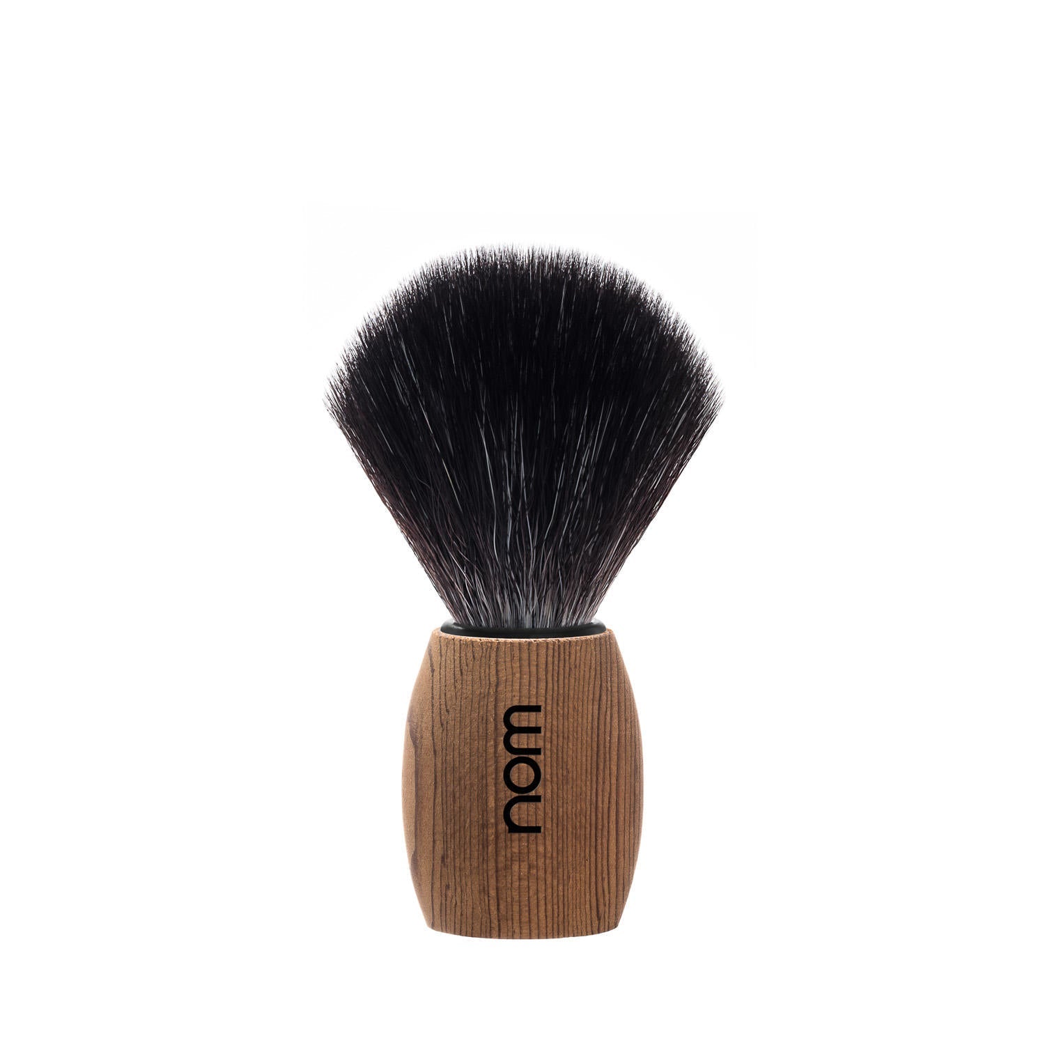 nom OLE Black Fibre Shaving Brush in Pure Spruce