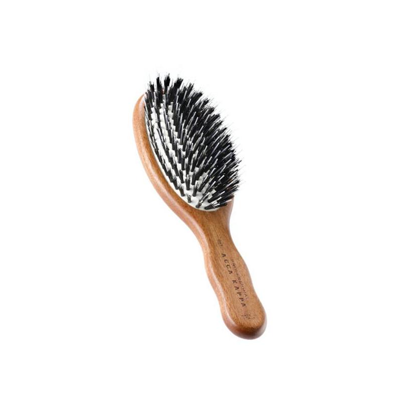 ACCA KAPPA Pneumatic Kotibé Wood Brush (Travel Size) with Mixed Bristles